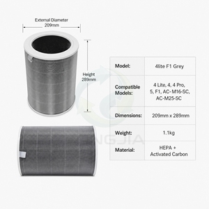 Filtre HEPA de remplacement SuzhouYJ, charbon actif, écologique, pour purificateur d'air domestique <span class=keywords><strong>Mi</strong></span> Air <span class=keywords><strong>Purifier</strong></span> <span class=keywords><strong>4</strong></span> <span class=keywords><strong>Lite</strong></span> <span class=keywords><strong>4</strong></span> Pro 5 F1 Series - Product Image 4