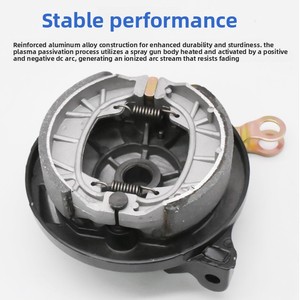 Nuevo conjunto de freno de tambor de cubo de rueda trasera CG125 (reemplazo) para motocicletas todoterreno/calle/eléctricas/aluminio - Product Image 5