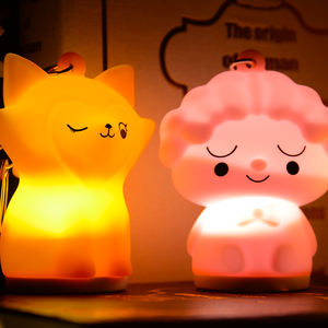 Custom Keychain Diy Toy White Pink Color Plug Into Wall Mini Gift <strong>Lamp</strong> Silicone Care Kit Teddy <strong>Gummy</strong> <strong>Bear</strong> Night Light for Sale - Product Image 6
