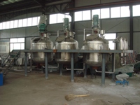Réacteur en acier inoxydable à enveloppe, réservoir de mélange en acier inoxydable de 5000 litres, réservoir de mélange de 20000 litres