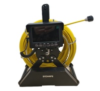 Caméra d'inspection de canalisation industrielle avec écran de 4,3 pouces, IP68, drain, endoscope, avec DVR, batterie 5600MHA