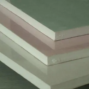 Precio bajo Venta al por mayor Diseño moderno Tablero de techo de yeso Engrosado Tablero de papel de yeso ignífugo