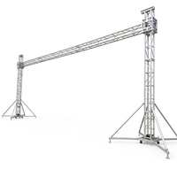 Support d'affichage en treillis en alliage d'aluminium portable 12x8x7 400mm pour événements, concerts, conception modulaire, capacité de charge de 1000 kg, carré/triangle