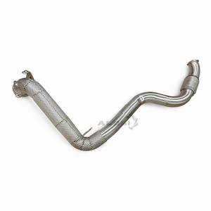 Tubo de <span class=keywords><strong>Escape</strong></span> Compacto Aislado de Flujo <span class=keywords><strong>Libre</strong></span> para Mercedes Benz CLA180 CLA200 C117 2012-2018 - Pieza Modificada para un Flujo de Aire Suave - Product Image 4