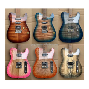 Guitarra Eléctrica TL de Alta Calidad con Chapa de Madera, Pastillas S-S, Fabricación Personalizada OEM ODM - Product Image 4