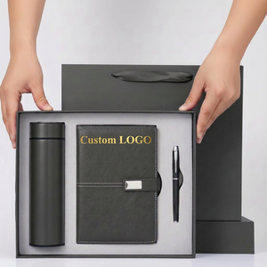 Diario de Espiral con Hojas Sueltas de Cuero Sintético Negro, Agenda para Chicas, Cuaderno de Gratitud y Autocuidado, Set de Regalo con Diseño Personalizado para Damas - Product Image 1