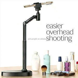 Soporte Metálico Ajustable en Altura para Teléfono Móvil (Negro) para Escritorio, Transmisión en Vivo y Oficina en Casa - Product Image 4