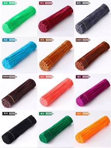 Tiges <span class=keywords><strong>en</strong></span> chenille de <span class=keywords><strong>8</strong></span> mm d'épaisseur <span class=keywords><strong>en</strong></span> plusieurs couleurs, nettoyeurs de tuyaux pour l'art et les décorations DIY, fournitures créatives pour l'artisanat, 30 cm, 100 pièces - Product Image 6