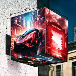 Pantalla LED en Forma de <span class=keywords><strong>Cubo</strong></span> Mágico P3 P3.91 para Interiores y Exteriores, Letrero Publicitario Creativo para Tiendas, Centros Comerciales, sin Costuras - Product Image 1