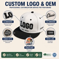 Gorra Snapback de Visera Plana, Seis Paneles, Ajustable, Talla Única, Estilo Urbano, Hip Hop, Moda, Logotipo Personalizado, Bordado, OEM, Venta al Por Mayor, MOQ Bajo