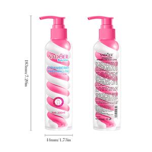 SADOER Lozione <span class=keywords><strong>Corpo</strong></span> Fragola e Marshmallow con Vitamina C per Migliorare la <span class=keywords><strong>Pelle</strong></span> <span class=keywords><strong>Secca</strong></span> e Liscia Lozione Idratante - Product Image 5
