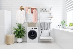 Perchero de <span class=keywords><strong>Madera</strong></span> Plegable y Retráctil para Ropa, <span class=keywords><strong>Toallero</strong></span> Moderno de Pared, Tendedero - Product Image 2