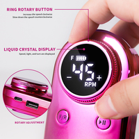 Machine de vernis à ongles Rechargeable Portable professionnelle 45000 tr/min outil de manucure et de pédicure