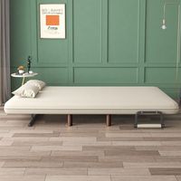 Canapé-lit pliant multifonctionnel en cuir au design moderne, unité double rétractable push-pull pour la maison, le balcon, la chambre et le salon