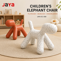 Chaise enfant éléphant JAYA, tabouret moderne en forme d'animal pour salle de jeux, chambre à coucher, mobilier de maternelle