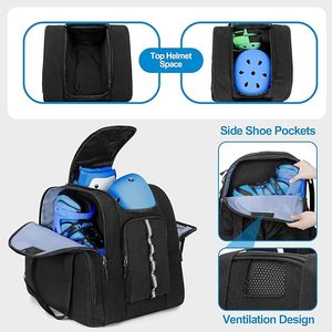 <span class=keywords><strong>Bolsa</strong></span> <span class=keywords><strong>para</strong></span> <span class=keywords><strong>Patines</strong></span> de Ruedas <span class=keywords><strong>para</strong></span> Hombre y Mujer, Mochila <span class=keywords><strong>para</strong></span> <span class=keywords><strong>Patines</strong></span> de Hielo <span class=keywords><strong>para</strong></span> Zapatos de Patinaje hasta la Talla 13 de Hombre, con Múltiples Bolsillos <span class=keywords><strong>para</strong></span> <span class=keywords><strong>Patines</strong></span> en Línea - Product Image 3