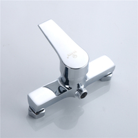 Robinet mitigeur de douche carré, salle de bains en laiton, Design moderne prix bon marché