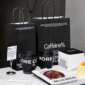 Gobelet en papier jetable à double couche avec impression personnalisée, isolation thermique, 12oz 14oz 16oz, gobelet en papier à emporter pour café - Product Image 4