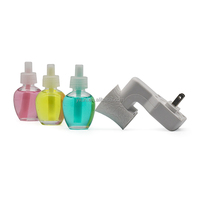 Diffuseurs muraux à brancher avec recharges de flacons en verre vides, diffuseurs de parfum à brancher, chauffe-parfums à brancher