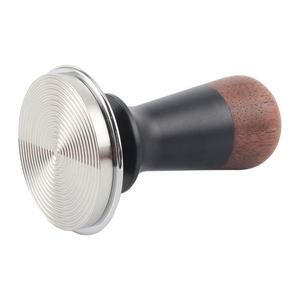 Tasseur à expresso en acier inoxydable à base ondulée pour porte-filtre de 58 mm, tasseur auto-nivelant à triple ressort - Product Image 3