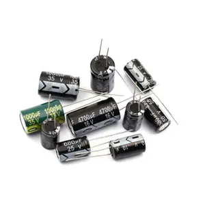 Electrolytic Capacitor Smart Electronics DIP Aluminum 16V 25V 35V 50V 100uf 1000uf 3300UF 4700UF AC / Motor Surface Mount