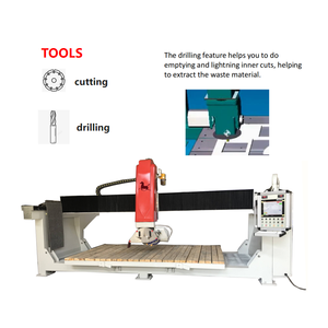 5 Trục Cầu Saw Với Ý CNC Hệ Thống Cho Granite <span class=keywords><strong>Marble</strong></span> Đá Counter Top Cắt Profiling Máy Cắt - Product Image 3