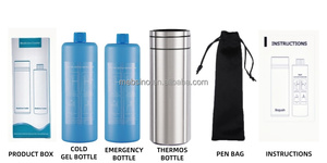 Étui de transport isotherme pour insuline, métallique, 1L, réutilisable, étanche, portable, avec gobelet de refroidissement pour insuline et affichage numérique pour stylos à insuline - Product Image 2