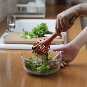 Pince à salade créative en nylon, batteur à œufs manuel, compatible lave-vaisselle, couleur aléatoire, pour la cuisine domestique - Product Image 1