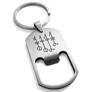 Sleutelhanger Token Coin Houder Geen Touch Key Chainwith Flesopener Bier Flesopener Met Logo Aangepaste Logo Bar Blade