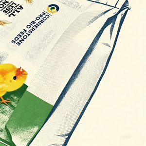 Sac en papier tissé en PP laminé en gros avec une forte force de traction pour l'emballage d'aliments pour animaux et chiens - Product Image 4