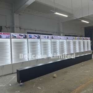 Tùy Chỉnh Điện Thoại Di Động Cửa Hàng Lịch Thi Đấu Trường Hợp Điện Thoại Hiển Thị Tủ Đứng Điện Thoại Di Động Cửa Hàng Sửa Chữa Và Phụ Kiện <span class=keywords><strong>Showcase</strong></span> - Product Image 3