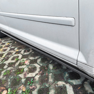 Amp-Z Side Skirts Piano Black Carbon Fiber Texture For Audi A3 S3 8P Sline 2004-2013 Body Kit - Product Image 3