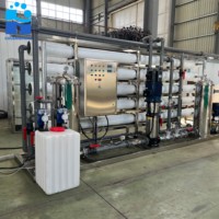 Système de filtration d'eau par osmose inverse 20000LPH OEM ODM pour eau du robinet/forage/puits, installation de traitement d'eau RO avec contrôle PLC
