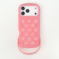 Nouvelle coque de téléphone en silicone avec poignée et trous pour iPhone 14/15/16 et Apple 17Pro/17Promax avec trous souples