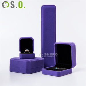 Caja de Joyería de Terciopelo de Lujo Premium de Alta Gama con Bordes Redondeados, Color y Tamaño Personalizados para Anillos, Colgantes, Collares, Pendientes y Joyería Fina - Product Image 5