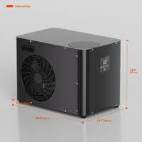 Système de refroidissement d'eau 1HP Pro avec contrôle intelligent par application Wi-Fi, pompe intégrée et ozone pour bain de glace et baignoire de plongée froide