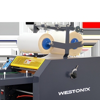 Machine de laminage automatique à pression électrique numérique WESTONIX 390 520 650 pour papier et plastique haute performance