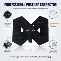 Orthèse dorsale et épaules pour corriger la posture, soutien de compression pour adultes, améliore la posture du dos voûté