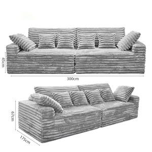Unisofa Tanzuo Großhandelsmöbel Sofas für Zuhause Luxuriöses Rahmenloses Ecksofa Modernes <span class=keywords><strong>Sofa</strong></span>-Set Modulares Kompressionssofa - Product Image 5