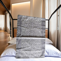 Housse de coussin d'aviation en coton jacquard tissé moderne, motif personnalisé, pour hôtel, compagnie aérienne, usage domestique, prix réduit, directement de l'usine