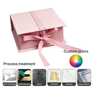 Custom Elegant Jewelry Cardboard <strong>Box</strong> Pink Book-Shaped Paper Gift Packaging <strong>Box</strong> With Ribbon - Product Image 5
