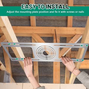 لوحة تثبيت جديدة متعددة الأحجام <span class=keywords><strong>2</strong></span> و<span class=keywords><strong>3</strong></span> و<span class=keywords><strong>3</strong></span>.75 و4 و5 و6 بوصة لإضاءة LED الغائرة، حامل تركيب إضاءة - Product Image 4