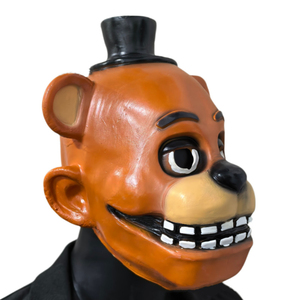 Masque effrayant Nicro Cosplay Five Nights at Freddy's Fazbear, masque intégral en latex, accessoires pour fête d'Halloween - Product Image 2