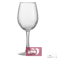 Calici di vetro con linee verticali trasparenti da 460ml classico vino unico