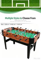Table de baby-foot standard de 48 pouces (4 pieds) à 8 tiges, table de jeu de football d'intérieur de 1,2 m pour usage domestique, bar ou commercial