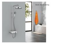 Température constante intelligente plat en verre trempé douche robinet