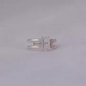 ได้รับการรับรองจาก IGI 1.26กะรัตเพชรมรกตเจียระไนแบบประกายเพชรที่ปลูกด้วยทองคำ14K/18K สำหรับงานหมั้นงานแต่งงานงานปาร์ตี้ - Product Image 5