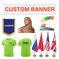 Drapeau national du Tchad personnalisé bannière double face en nylon de 3x5 pieds impression numérique de haute qualité en polyester et nylon
