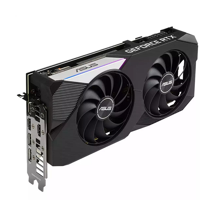 Used ASU'S Dual RTX 3070 8GB GDDR6 Gaming Graphics Card, 256 Bit