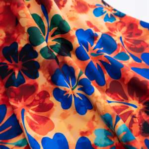 8039 оптовая продажа толстый атласный шелк трикотажный стрейч молочный шелк спандекс ткань для платья - Product Image 1